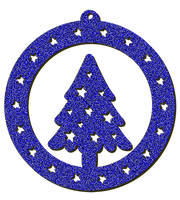 Decorazioni in legno – Glitter Christmas Ball - Abete 2.