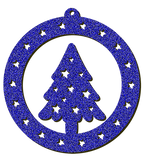 Decorazioni in legno – Glitter Christmas Ball - Abete 2.