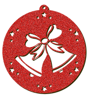 Decorazioni in legno – Glitter Christmas Ball - Campane.