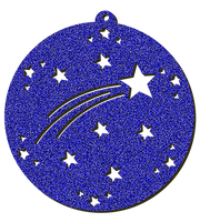 Decorazioni in legno – Glitter Christmas Ball - Cometa.