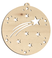 Decorazioni in legno – Natural Bio Christmas Ball - Kit 2.