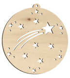 Decorazioni in legno – Natural Bio Christmas Ball - Kit 2.