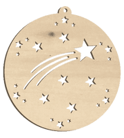 Decorazioni in legno – Natural Bio Christmas Ball - Cometa.