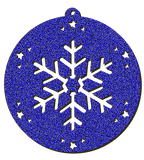 Decorazioni in legno – Glitter Christmas Ball - Cristallo.