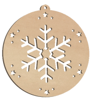 Decorazioni in legno – Natural Bio Christmas Ball - Kit 1.