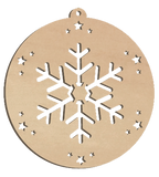 Decorazioni in legno – Natural Bio Christmas Ball - Kit 1.