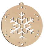 Decorazioni in legno – Natural Bio Christmas Ball - Cristallo.