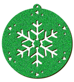 Decorazioni in legno – Glitter Christmas Ball - Cristallo.