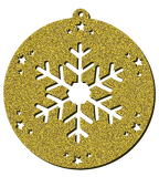 Decorazioni in legno – Glitter Christmas Ball - Cristallo 2.