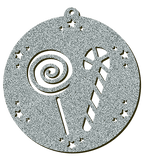 Decorazioni in legno – Glitter Christmas Ball - Lollipop.