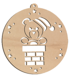 Decorazioni in legno – Natural Bio Christmas Ball - Kit 2.