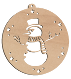 Decorazioni in legno – Natural Bio Christmas Ball - Kit 1.