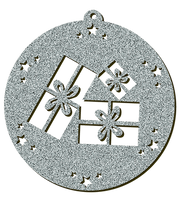 Decorazioni in legno – Glitter Christmas Ball - Doni.