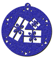 Decorazioni in legno – Glitter Christmas Ball - Doni.