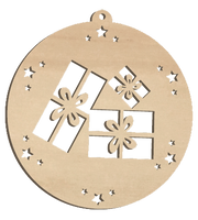 Decorazioni in legno – Natural Bio Christmas Ball - Kit 1.