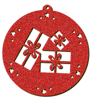 Decorazioni in legno – Glitter Christmas Ball - Doni.
