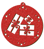 Decorazioni in legno – Glitter Christmas Ball - Doni.