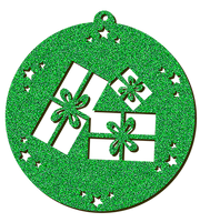 Decorazioni in legno – Glitter Christmas Ball - Doni.