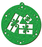 Decorazioni in legno – Glitter Christmas Ball - Doni.