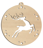 Decorazioni in legno – Natural Bio Christmas Ball - Kit 2.