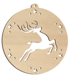 Decorazioni in legno – Natural Bio Christmas Ball - Kit 2.