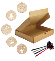 Decorazioni in legno – Natural Bio Christmas Ball - Kit 2.