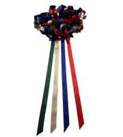 Decorazioni in legno – Glitter Christmas Ball - Candy cane.